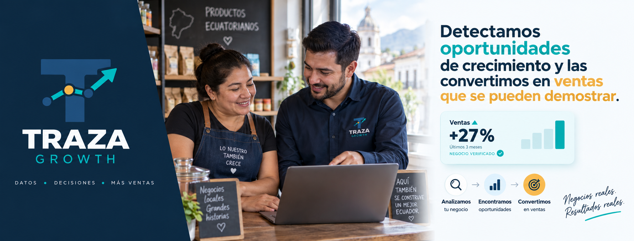 TRAZA Growth: detectamos oportunidades de crecimiento y las convertimos en ventas que se pueden demostrar.